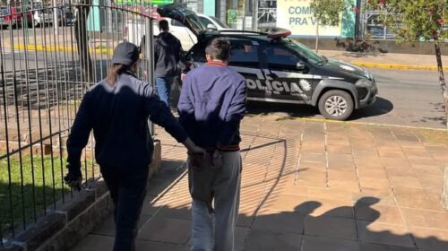 POLÍCIA CIVIL PRENDE SUSPEITO DE ENVOLVIMENTO EM TENTATIVAS DE HOMICÍDIO, EM SERAFINA CORRÊA