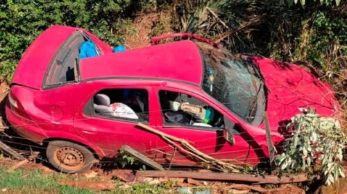 CRIANÇA MORRE EM ACIDENTE COM CAPOTAMENTO NA ERS-332, EM TAPERA