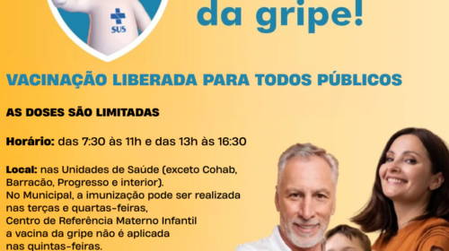 Vacina da gripe segue disponível para todos os públicos em Bento Gonçalves