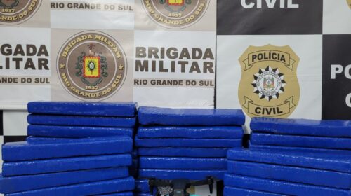 RIGADA MILITAR E POLÍCIA CIVIL APREENDEM MAIS DE 30 KG DE MACONHA E PRENDEM HOMEM POR TRÁFICO DE DROGAS NO INTERIOR DE SÃO MARCOS