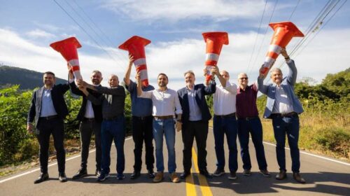Com investimento de R$ 2 milhões do Estado, Gabriel Souza inaugura pavimentação asfáltica em Nova Petrópolis