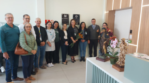 Tacchini Carlos Barbosa recebe imagens de São Roque e Nossa Senhora