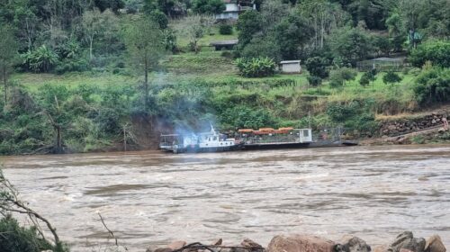 BALSA ENTRE SANTA TEREZA E SÃO VALENTIM DO SUL VOLTA A OPERAR