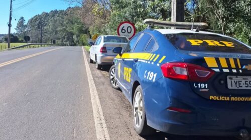 PRF PRENDE MOTORISTA EMBRIAGADO NA BR 470, EM BARÃO