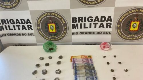 BRIGADA MILITAR PRENDE HOMEM POR TRÁFICO DE DROGAS NO INDUSTRIAL, EM FARROUPILHA