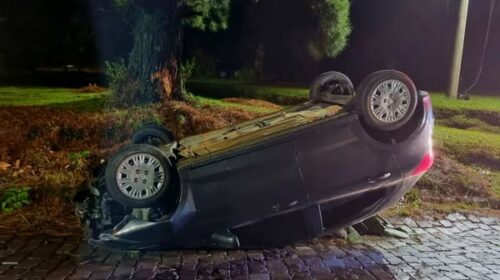 CORPO DE BOMBEIROS MILITAR ATENDE ACIDENTE NA ERS-431 EM FARIA LEMOS, INTERIOR DE BENTO GONÇALVES