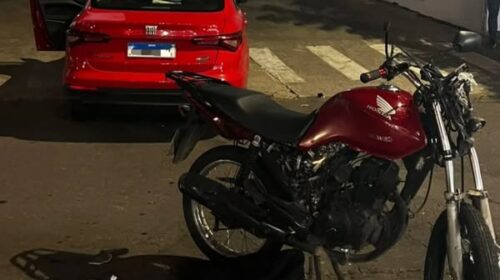MOTOCICLISTA FICA FERIDA APÓS ACIDENTE NA OSVALDO ARANHA, EM BENTO GONÇALVES