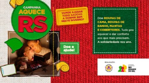 Estado lança Campanha do Agasalho Aquece RS, com foco em arrecadação de cobertores, roupas de cama e toalhas de banho
