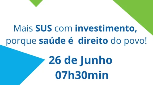 X Conferência Municipal de Saúde ocorre no dia 26 de junho, na Fundação Casa das Artes, em Bento