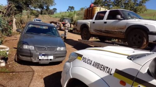 A BRIGADA MILITAR REALIZA PRISÃO EM FLAGRANTE DELITO POR CRIME AMBIENTAL, EM SERAFINA CORRÊA