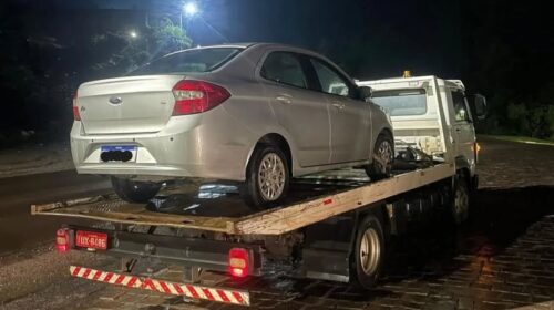 VEÍCULO FURTADO RECUPERADO EM SERAFINA CORRÊA
