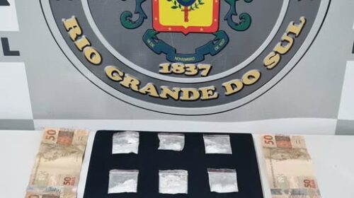 BRIGADA MILITAR PRENDE CASAL POR TRÁFICO DE DROGAS NA ÁREA CENTRAL DE GUAPORÉ