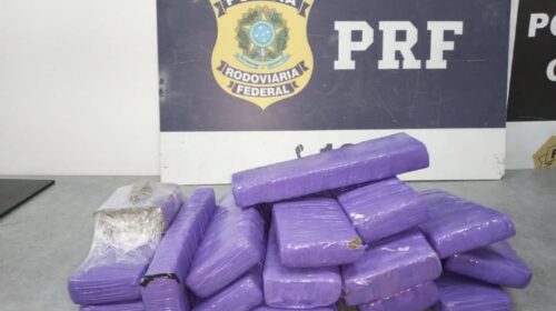 PRF PRENDE IRMÃOS COM 15 KG DE MACONHA, EM VACARIA