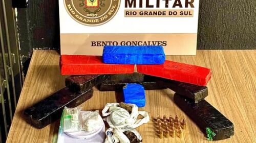 BRIGADA MILITAR PRENDE HOMEM POR TRÁFICO DE DROGAS NO EUCALIPTOS, EM BENTO GONÇALVES