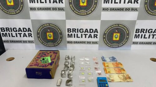 BRIGADA MILITAR PRENDE HOMEM POR TRÁFICO DE DROGAS NO PRESIDENTE VARGAS, EM CAXIAS DO SUL