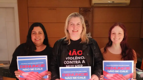 Coordenadoria da Mulher e Centro Revivi de Bento realizam campanha de prevenção com empresas de transportes urbanos