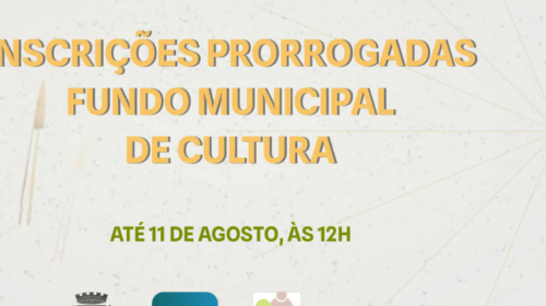Edital de Cultura tem inscrições prorrogadas até 11 de agosto em Bento