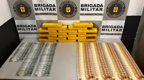 BRIGADA MILITAR PRENDE HOMEM COM MAIS DE 10 QUILOS DE MACONHA NO REOLON, EM CAXIAS DO SUL