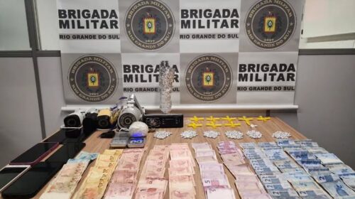 Brigada Militar prende casal por tráfico de entorpecentes em Bento Gonçalves