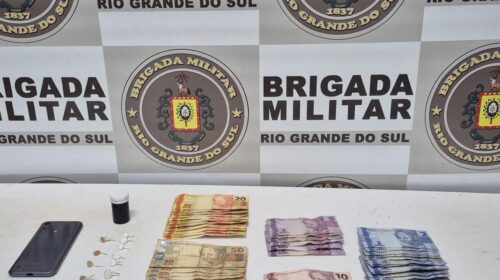 BRIGADA MILITAR PRENDE HOMEM POR TRÁFICO DE DROGAS NO INDUSTRIAL, EM FARROUPILHA
