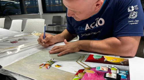 Oficinas práticas do Instituto Brasil Solidário chegam a Bento Gonçalves com participação do escritor e ilustrador André Neves