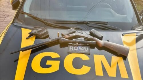 GCM prende homem com mandado de prisão e apreende arma de fogo no Bairro Zatt, em Bento Gonçalves