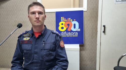 Comandante do Corpo de Bombeiros de Bento orienta população sobre possíveis acidentes ligados ao inverno