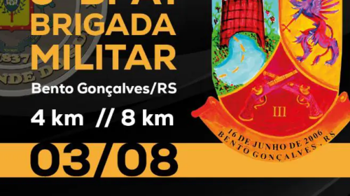 1ª Corrida do 3º BPAT ocorre neste domingo, 03, em Bento