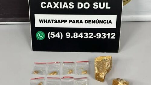 DRACO PRENDE EM FLAGRANTE PAI E ENTEADO PELO CRIME DE TRÁFICO DE DROGAS, EM CAXIAS DO SUL