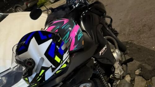 MOTOCICLISTA FICA FERIDO EM ACIDENTE NO HUMAITÁ, EM BENTO GONÇALVES