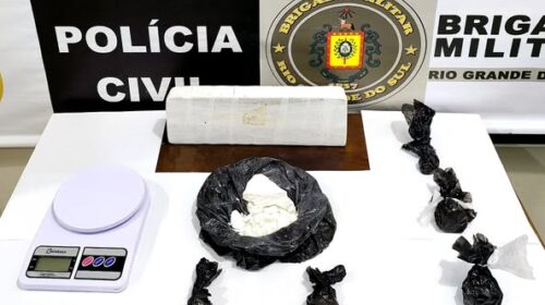 BRIGADA MILITAR E POLÍCIA CIVIL PRENDEM DUPLA POR TRÁFICO DE DROGAS, EM SERAFINA CORRÊA
