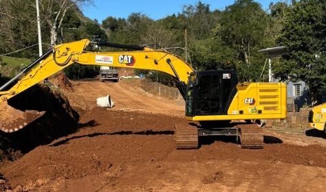 Obras de pavimentação no Vale Aurora estão em andamento