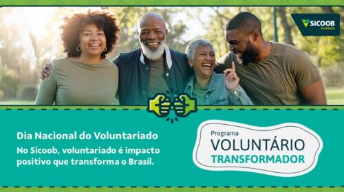 Dia Nacional do Voluntariado: Sicoob celebra programa que mobiliza mais de 15 mil funcionários em todo o Brasil