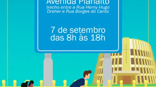 Projeto Ruas de Lazer será iniciado no dia 07 de setembro na Av. Planalto