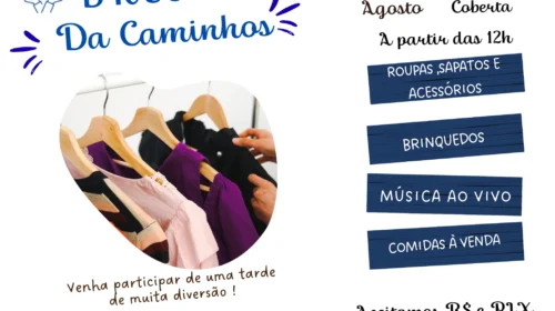 Brechó Solidário da EMEFE Caminhos do Aprender movimenta a Rua Coberta com cultura, lazer e solidariedade