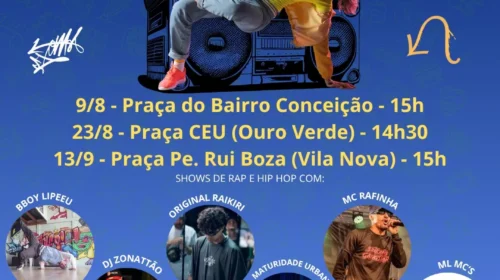 Agosto Hip Hop: Secretaria de Cultura e Sesc Bento Gonçalves se unem para fortalecer a cultura urbana na cidade