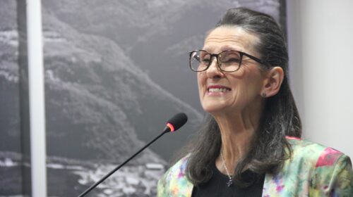 Com casa cheia, Câmara de Bento homenageia Vânia Kratz Mendes, referência em assistência social