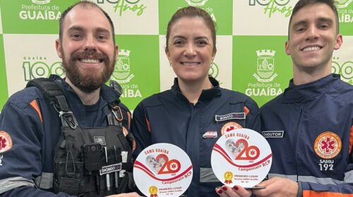 Samu de Bento conquista 1º lugar na competição de RCP em Guaíba