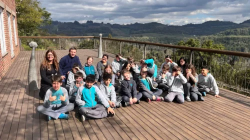 Alunos dos Anos Iniciais da EMTI São Roque são contemplados pelo Projeto Cultural Trânsito
