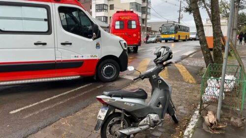 IDOSO É ATROPELADO POR MOTO NO COHAB, EM BENTO GONÇALVES