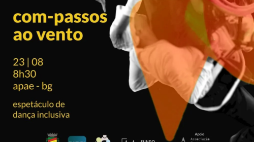 Espetáculo de Dança Inclusiva “com-passos ao vento” estreia neste sábado, às 8h30, na APAE, em Bento