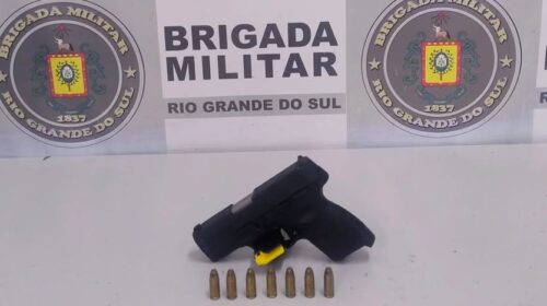 HOMEM É PRESO POR PORTE ILEGAL DE ARMA DE FOGO NO SANTA CATARINA, EM CAXIAS DO SUL