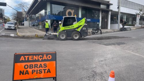 Prefeitura inicia trabalho de repavimentação das ruas em Bento Gonçalves