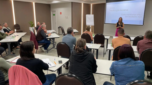 Projeto Agro em Movimento promoveu o workshop “Precificação Lucrativa“ para aos empresários das agroindústrias de Bento