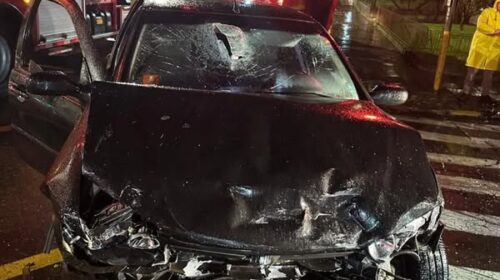 ACIDENTE ENVOLVENDO DOIS VEÍCULOS DEIXA QUATRO FERIDOS NO CIDADE ALTA, EM BENTO GONÇALVES