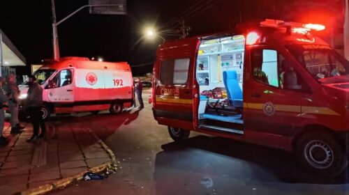 MOTOCICLISTA FICA FERIDO EM ACIDENTE NO FENAVINHO, EM BENTO GONÇALVES