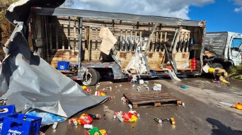 ACIDENTE DEIXA TRÊS FERIDOS NA ERS-431, EM FARIA LEMOS, INTERIOR DE BENTO GONÇALVES