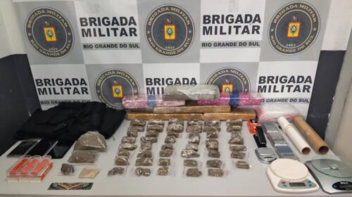 BRIGADA MILITAR PRENDE DOIS HOMENS E UMA MULHER POR TRÁFICO DE DROGAS NO FORQUETA, EM CAXIAS DO SUL