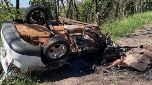 HOMEM MORRE APÓS UMA COLISÃO FRONTAL NA BR 158, EM PALMEIRA DAS MISSÕES