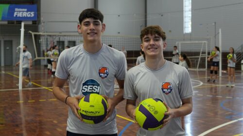 Projeto social do Sesi transforma vidas e leva jovens às seleções gaúcha e brasileira